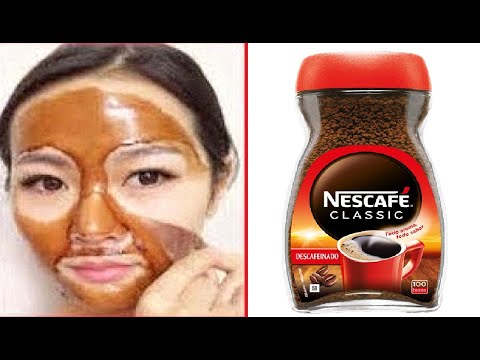 Coffee mask and you'll look 20, even if you're 70* Tightens skin and whitens in 1 day