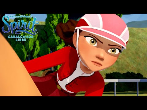 ¡Lucky gana su carrera de regreso! | SPIRIT CABALGANDO LIBRE | Netflix