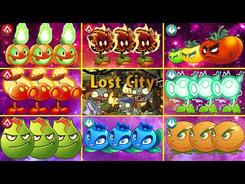 8 Super Plants From Pepper & Fila Mint Family VS Lost City Zombies Family Battlez! Who Is The Best?