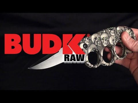 Black Legion Knuckle Guard Skull Mayhem Folding Knife