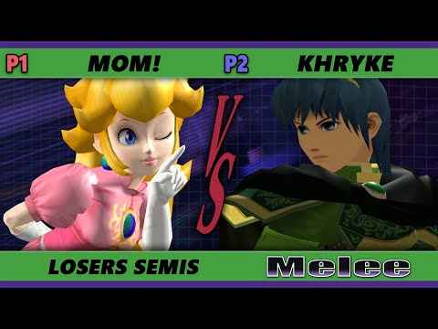 S@X 417 Losers Semis - MOM! (Peach) Vs. Khryke (Marth) Smash Melee - SSBM