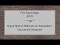 Hoffmann von Fallerslebeben „Lied der Deutschen ...