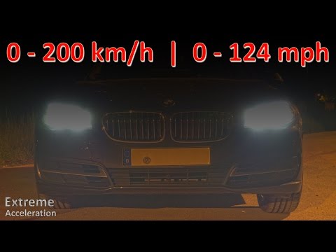 BMW F11 518d Facelift // Acceleration 0 - 200 km/h Vmax