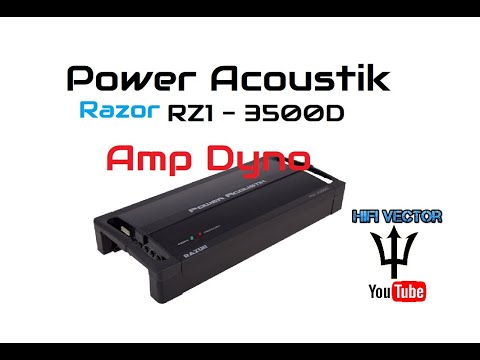 Power Acoustik amp dyno Razor RZ1 3500D best cheap sub  amp