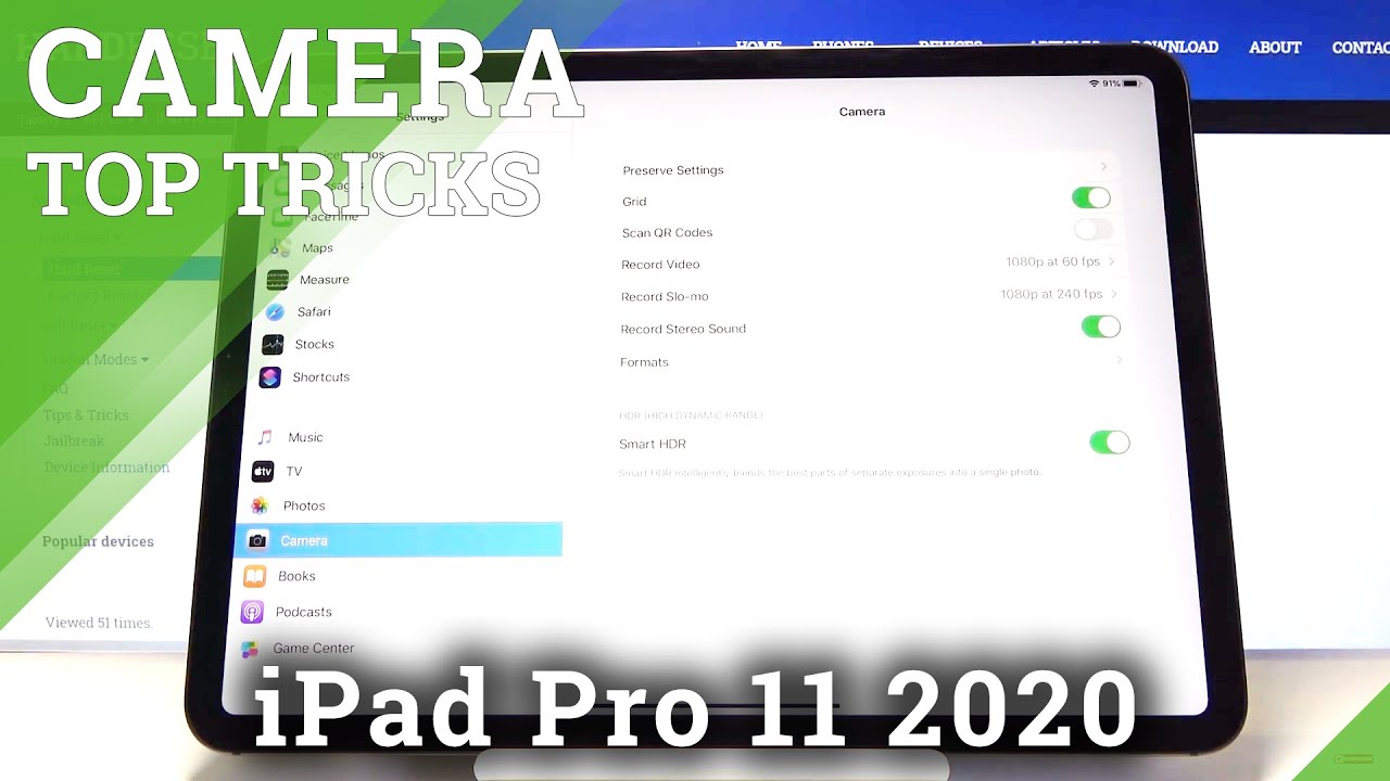 iPad Pro 11 2020 Camera Top Tricks