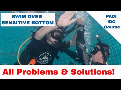 Swim Over a Sensitive Bottom - Problems Solutions • PADI IDC Course