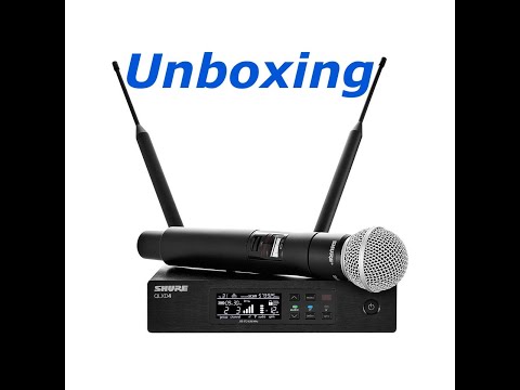 Shure QLX-D unboxing QLXD24/SM58