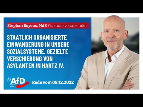 Stadt Köln saniert sich zulasten der Sozialsysteme des Bundes - Stephan Boyens (AfD)