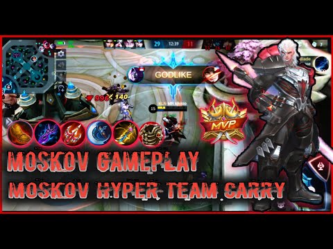 Moskov hyper team carry |Moskov gameplay| Moskov mobileLegend|Moskov best build| Moskov MLBB/MINIMOL