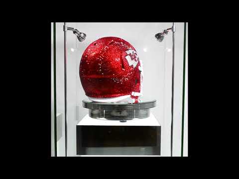 Swarovski Crystal Football Helmet | Kansas City Chiefs