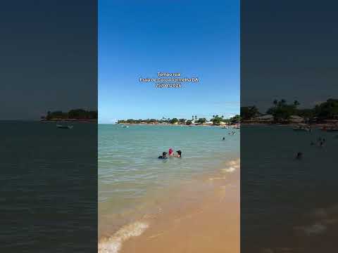 Tempo real: Praia de Coroa Vermelha • Santa Cruz Cabrália — coladinha com Porto Seguro Bahia