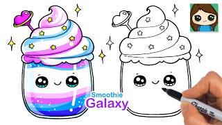 How to Draw a Galaxy Dream Smoothie Drink ✨