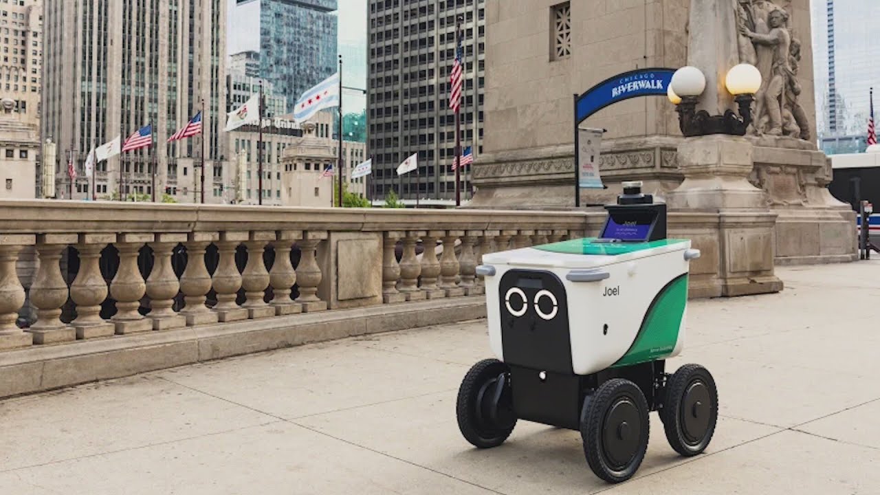 'Serve Robotics' brings autonomous deliveries to 14 Chicago neighborhoods with Uber Eats