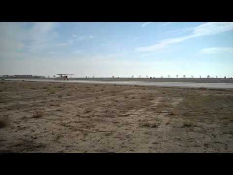 Eddie VF First Take-off in Rebuilt Stearman