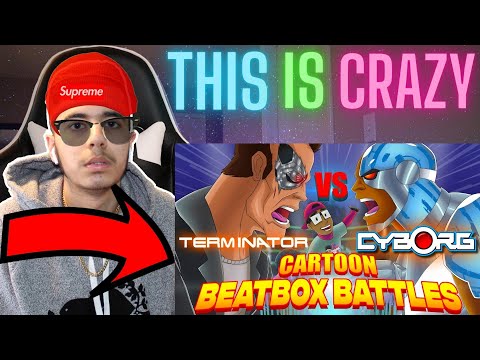 Cyborg Vs Terminator (Remastered) - Cartoon Beatbox Battles (Verbalase) | Reaction!