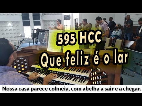 (595 HCC) QUE FELIZ É O LAR - PIBCORD -  com Letra