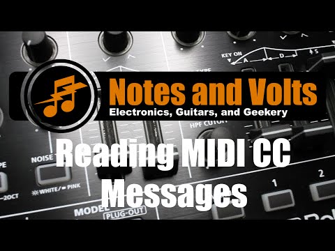 MIDI for the Arduino - Reading MIDI CC Messages