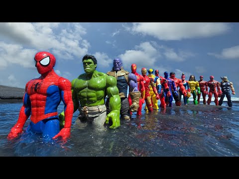 AVENGERS SUPERHERO STORY, MARVEL'S SPIDER-MAN 2, HULK, CAPTAIN AMERICA, IRON MAN, VENOM, THOR 2