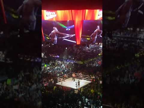 The B-Team, Titus Worldwide and the Deleters of Worlds make their entrances at WWE Live MSG.