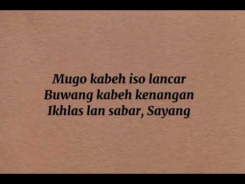 Raiso dadi siji -Niken salindry ft Nizar Fahmi (lirik lagu)🎶#liriklagu#nikensalindri#liriklaguviral