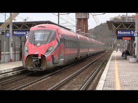 E.656.024 + ETR 400 n.4 in corsa a Nuovo Salario - E.656.024 + ETR 400 n.4 running in Nuovo Salario