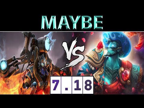 路垚 Maybe [Tinker] vs [Storm Spirit] ► China Ranked ► Dota 2 7.18