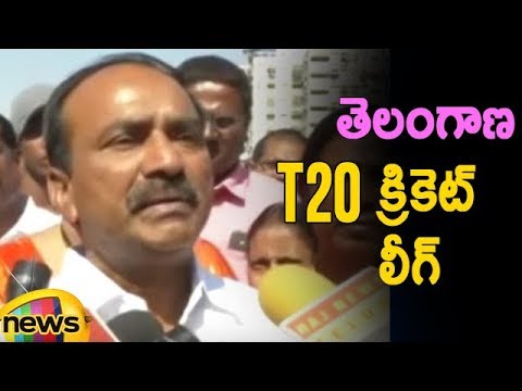 TS Finance Minister Etela Rajender Launches Telangana T20 Cricket League | Mango News Telugu