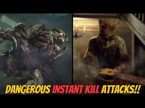 Top 10 Most DANGEROUS Instant Kill Monsters Of Resident Evil!