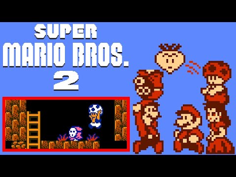 Super Mario Bros. 2 (NES) version | full game session 🎮