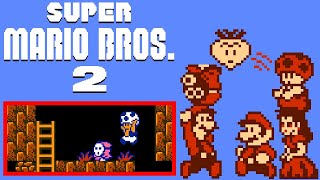 Super Mario Bros. 2 (NES) version | full game session 🎮