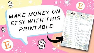 How to Create a Printable Daily Planner You Can Sell on Etsy, Using Canva