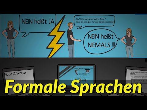 Formale Sprachen - Definition, Aufbau, (Alphabet, Strings...) & Schreibweise + Beispiel