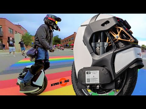 King Song s18 Futuristic Electric Unicycle