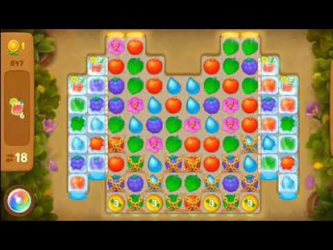 Gardenscapes Game Level - 847 without Boosters | Gardenscapes Game