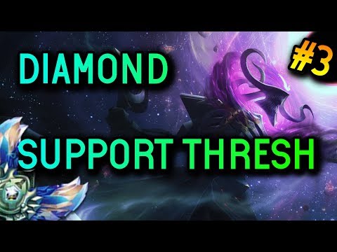 SUPPORT Thresh S8 Diamond Full Gameplay #3 - League of Legends