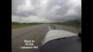 Cessna 172 Lebanon NH to Springfield VT (KLEB to KVSF)