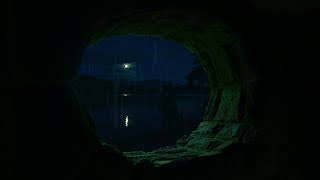 🎧 GENTLE NIGHT RAIN IN CAVE - Ambient Noise For Sleep & Relaxation, @Ultizzz day#52