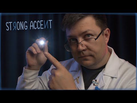 ASMR Strong Russian Accent Doctor Examination - soft spoken roleplay
