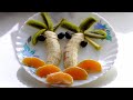 Eating Palm Tree As Morning Healthy Breakfast Food Decoration Ideas Food Art Design Fruit Art