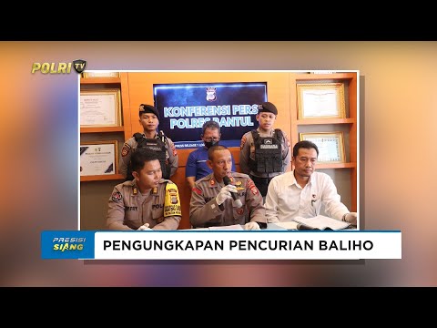 POLSEK SANDEN AMANKAN PENCURI BALIHO DAN RAMBU LALU LINTAS