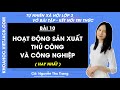 Vở bài tập Tự nhiên xã hội Lớp 3 Bài 10: Hoạt động sản xuất thủ công