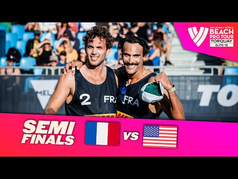 Krou / Gauthier-Rat vs. Lotman / Evans - Semi Final Highlights Torquay 2022 #BeachProTour