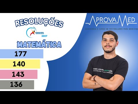 Resolução ENEM 2017 - Questão 177 |  Prova Azul | Matemática