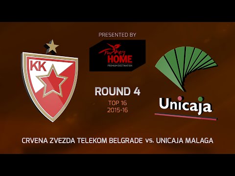 Highlights: Top 16, Round 4, Crvena Zvezda 87-73 Unicaja Malaga
