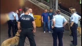 German Police vs. Angry Lebanese Mob