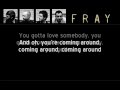 The Fray- Heartbeat (Lyrics!)