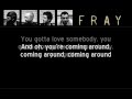 The Fray- Heartbeat (Lyrics!) 