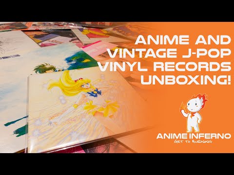 Unboxing anime and vintage J-pop soundtracks on vinyl!