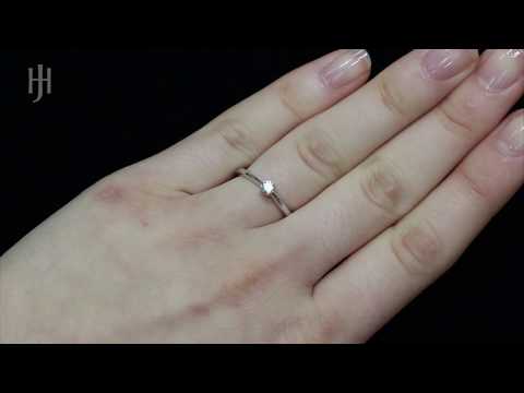 9ct W/G 0.15ct Diamond Engagement Ring - Hatton Jewellers London HJ344