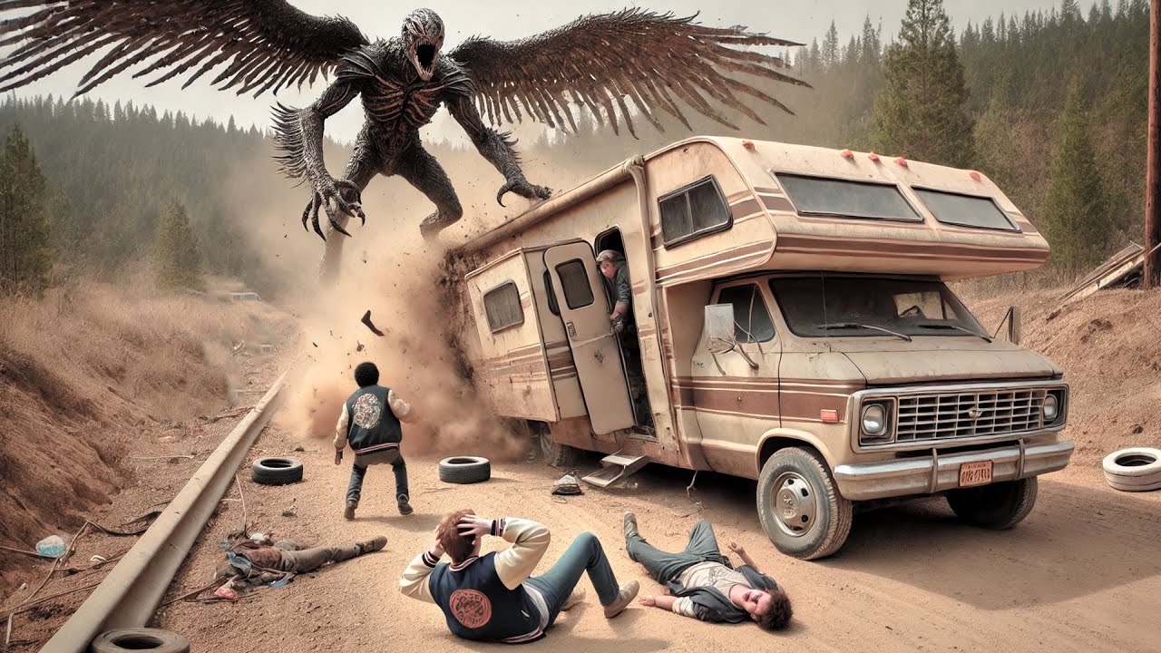 Após Maldição de Cigana, Grupo de Jovens é Caçado Até a Morte Por Ave Monstruosa em Estrada Sem Fim